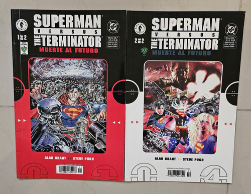 Superman Vs The Terminator. Coleccion De 2 Comics En Español (Usado)
