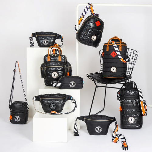 Imagen 8 de 9 de Mochila Matera Diamond Pop Negro