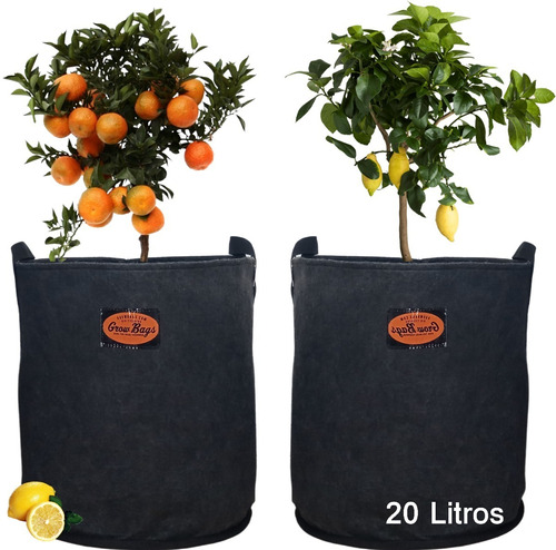 Grow Bags Matera Para Jardin Hogar O Finca 20l Geomaceta Col