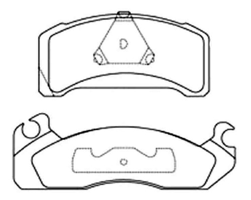 Pastilla De Freno Ford Mustang 84/87 Delantera