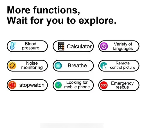 Reloj Inteligente Smartwatch Ultra 7 Correas Con Audífono P9