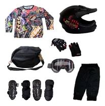 Comprar Kit Full Uniforme Bicicross Infantil Indumentaria 