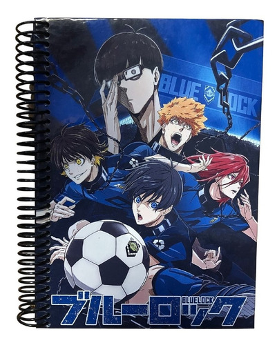 Cuaderno A5 Con Stickers Blue Lock Gastovic Anime Store