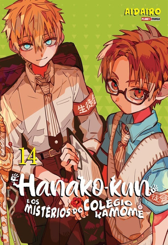 Hanako-kun e os mistérios do colégio Kamome - 14, de AidaIro. Editora Panini Brasil LTDA, capa mole em português, 2022
