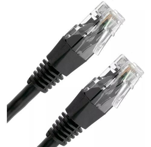 Patch Cord Cat 6 Internet Cable De Red Rj45 5 Metros Cut65