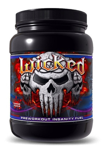 Polvo Wicked Innovative Pre Workout Imported Pre Workout de 330 g