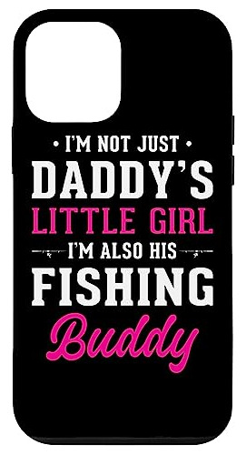 Funda Para iPhone 12 Mini Daddy's Little Girl Fishing Bud-02