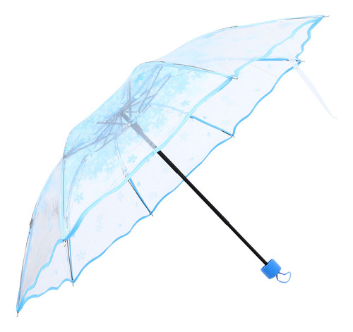 Sombrillas De Exterior Paraguas Plegable Transparente A Prue