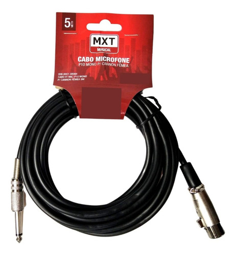 Cabo Mic. Mxt Xlr X P10 5m