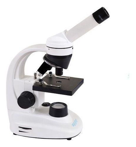 Microscópio Biológico Monocular Aumento De 40x A 640x Led 1w