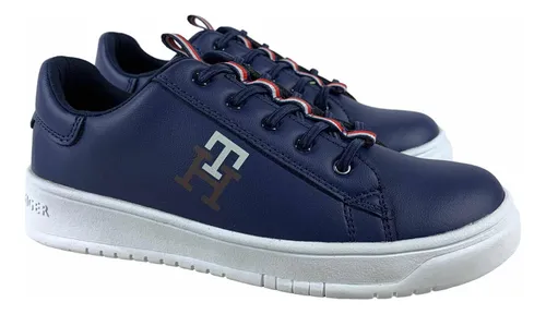 Tenis tommy hilfiger mujer azules sale