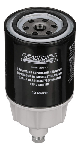 Seachoice Filtro Separador Agua Combustible Drenaje Cuenco