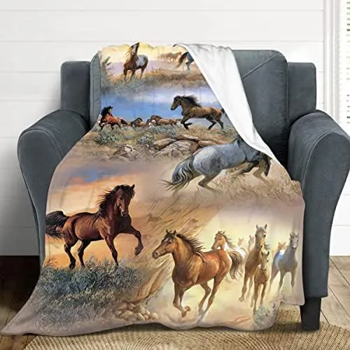 Manta De Caballo Al Galope, Supersuave, Cálida, Cómoda, De X