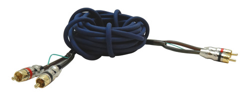 Imagen 2 de 6 de Cable Rca 5 Metros Subwoofer Mallado Profesional Potencia