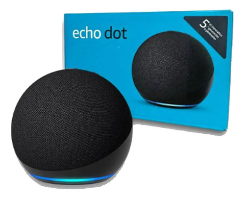 Parlante Inteligente Bluetooth Alexa Echo Dot 5 Negro