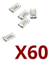 Comprar 60 Und Micro Switch Pulsadores Smd 3 X 6 X 2.5mm 2 Pines