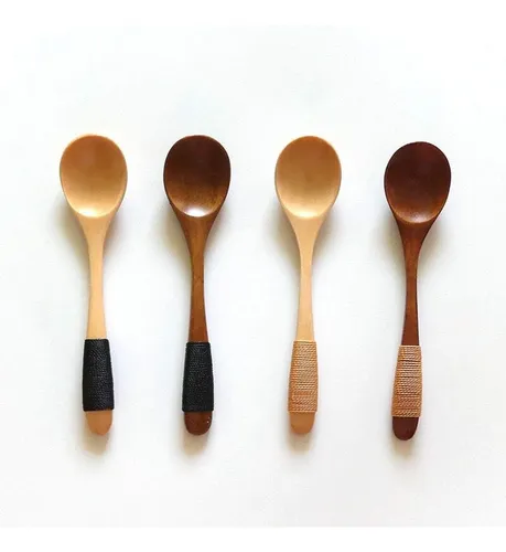comprar Mini Cucharas De Madera Sansheng, Cucharas De Sopa De Madera