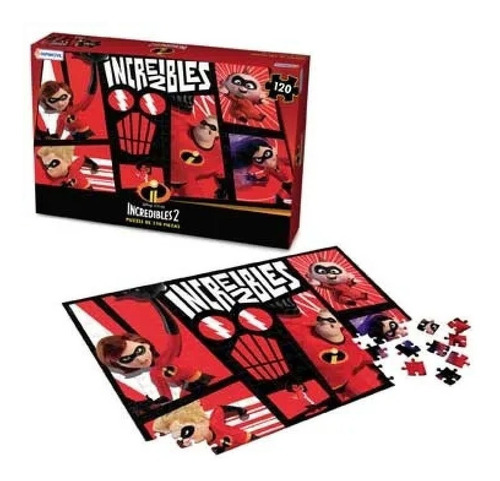 Los Increíbles 2 Puzzle 120 Piezas Tapimovil Premium