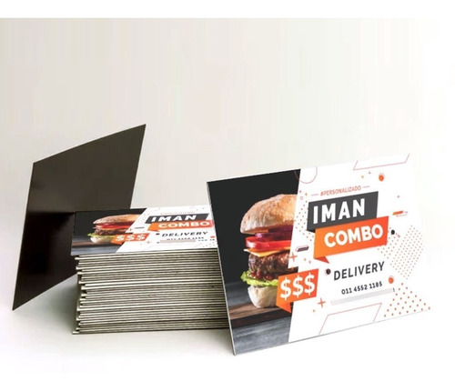 100 Imanes Personalizados 5 X 5 Cm Calidad Premium