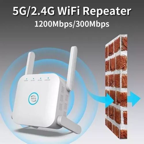 . Repetidor Wifi 5g Amplificador De Señal Wifi 1200m
