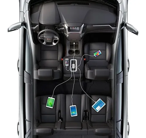 Cargador Auto Multiple 5 Usb 50w Anker / Promoferta