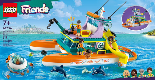 Juego De Juguetes De Construcción Lego Friends Sea Rescue Bo