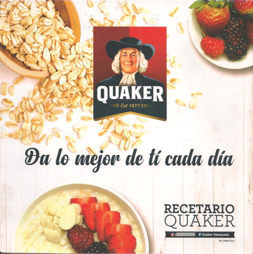 Recetario Quaker (como Nuevo)