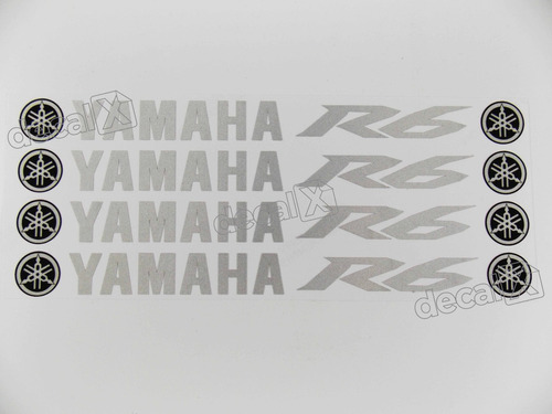 Adesivos Centro Roda Refletivo Compatível Com Yamaha R6 Rd31