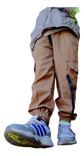 Pantalón Hombre Camuflado Jogger Cargo Drill Urbano Sudadera