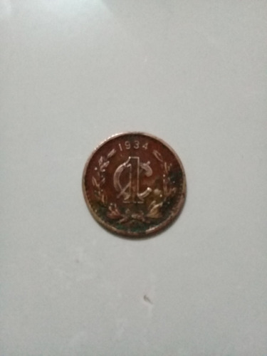 Moneda De Un Centavo 1934
