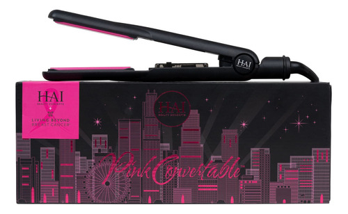 Plancha Plana Convertible Color Rosa Color Negro