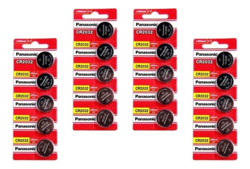 Kit de 4 baterías Cr2032 3v Panasonic Alarm