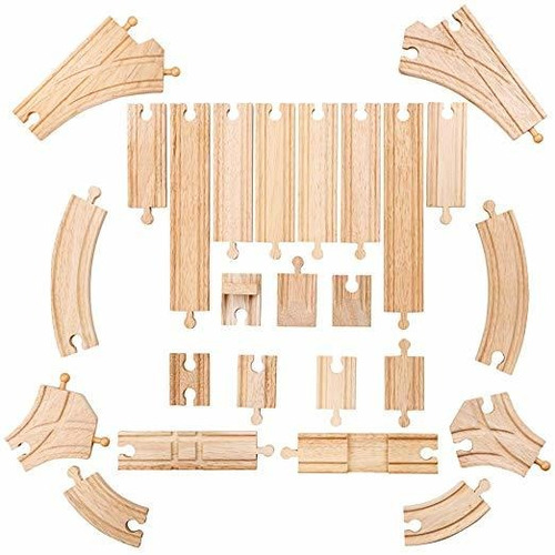 Bigjigs Rail Track De Bajo Nivel Expansión - 25 Piezas - Otr