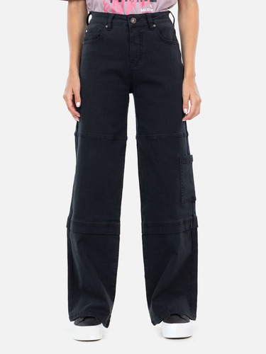 Jeans Rush Negro Mujer Maui And Sons
