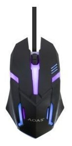 Imagen 2 de 2 de Mouse Raton Gamer Optico Usb Rgb 1200 Dpi Aoas!