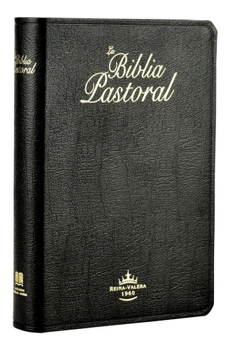 Biblia Pastoral Reina Valera 1960- Imitación Piel (negra)