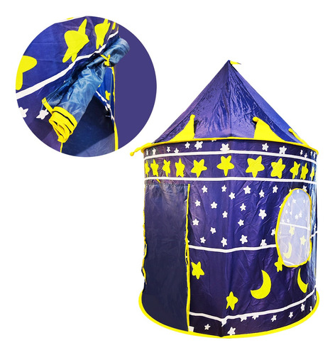 Carpa Casita Estilo Infantil Mago Magia Castillo Exterior