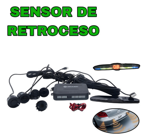 Sensor De Retroceso Y Aproximación Pantalla Lcd De Vehiculo