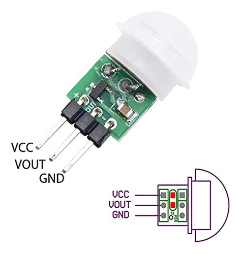 Módulo Sensor Movimiento Pir Hc-sr312 Para Arduino (pack 5)