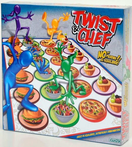 Juego De Mesa Twist & Chef Original Ditoys