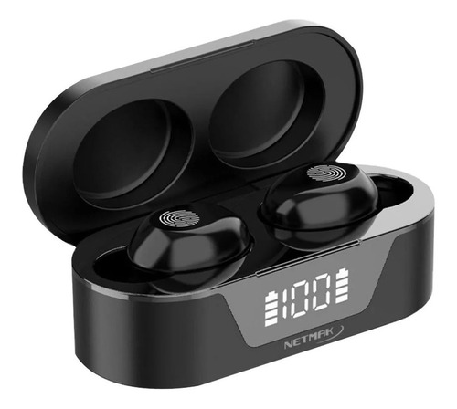 Auriculares Inalámbricos Bluetooth In-ear Display Netmak