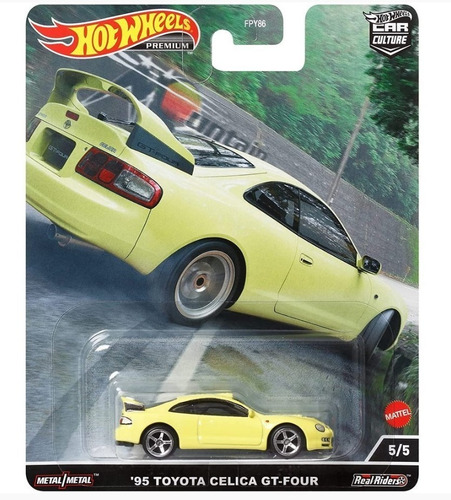 Hotwheels Premium Toyota Celica Gt-four -leer Descripción- Color Amarillo