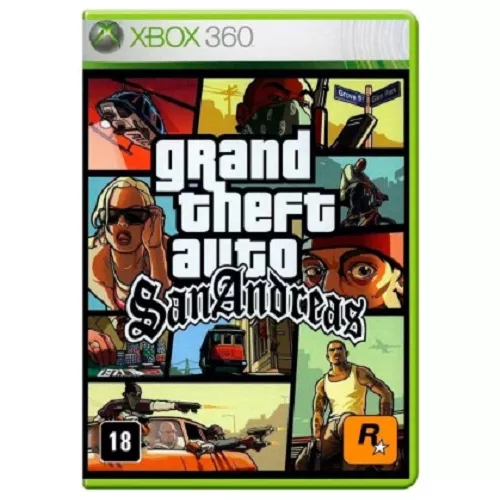 Jogo grand theft auto gta san andreas xbox 360