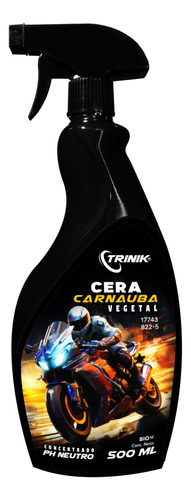 Cera Carnauba Para Motocicleta Trinik 500ml