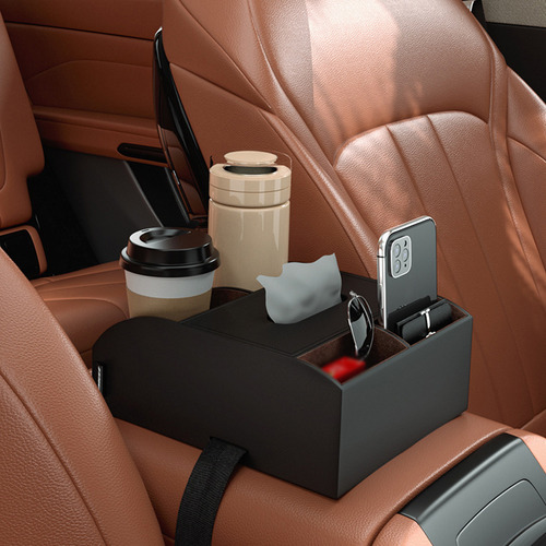 Caja De Almacenamiento Con Reposabrazos Para Coche, Caja De