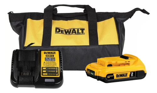 Dewalt Bateria Combo- Cargadora - Bolsa - 20v Max* 2 Amp