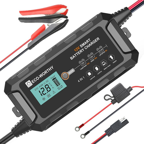 10 Amp 12v Smart Fully Automatic Battery Charger Maintainer