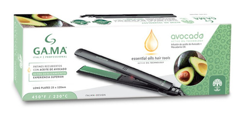 Imagen 4 de 4 de Planchita de pelo GA.MA Italy Elegance Avocado negra 110V/220V
