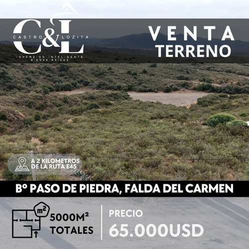 Venta Terreno En Paso De Piedra - Chacras De Montaña