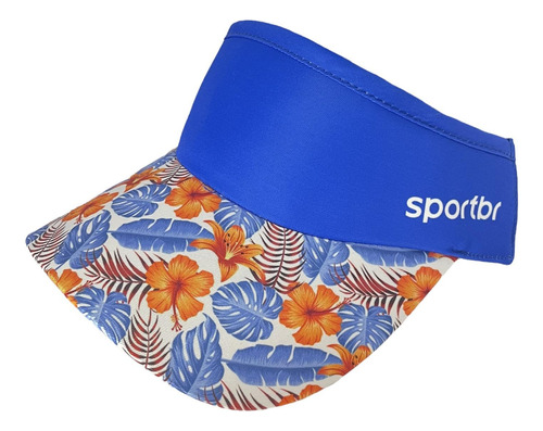 Viseira Sportbr Floral Azul